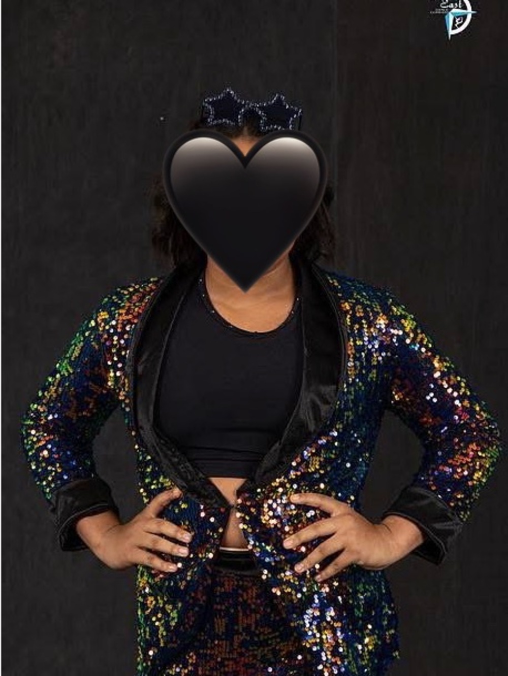 Weissman Navy Multicolor Sequin Jacket & pants Dance Set π€ - Picture 2 of 4